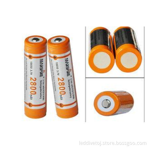 High capacity 3.7V Rechargeable Lithium Ion Battery for Led